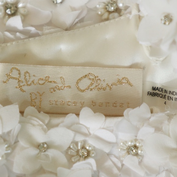 ALICE + OLIVIA Domenica Embellished Mini Gown - Picture 13 of 15